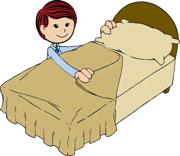  The Bedroom Cliparts 5 640 X 554 Webcomicmsnet Make My Bed Cartoon Png Bedroom Png