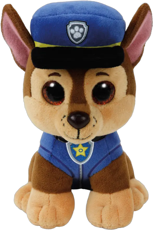  Original Ty Toys Beanie Boos Multiple Sizes Paw Patrol Chase Soft Gift Ideas For Girls Boys Kids Ty Beanie Boos Chase Png Paw Patrol Chase Png