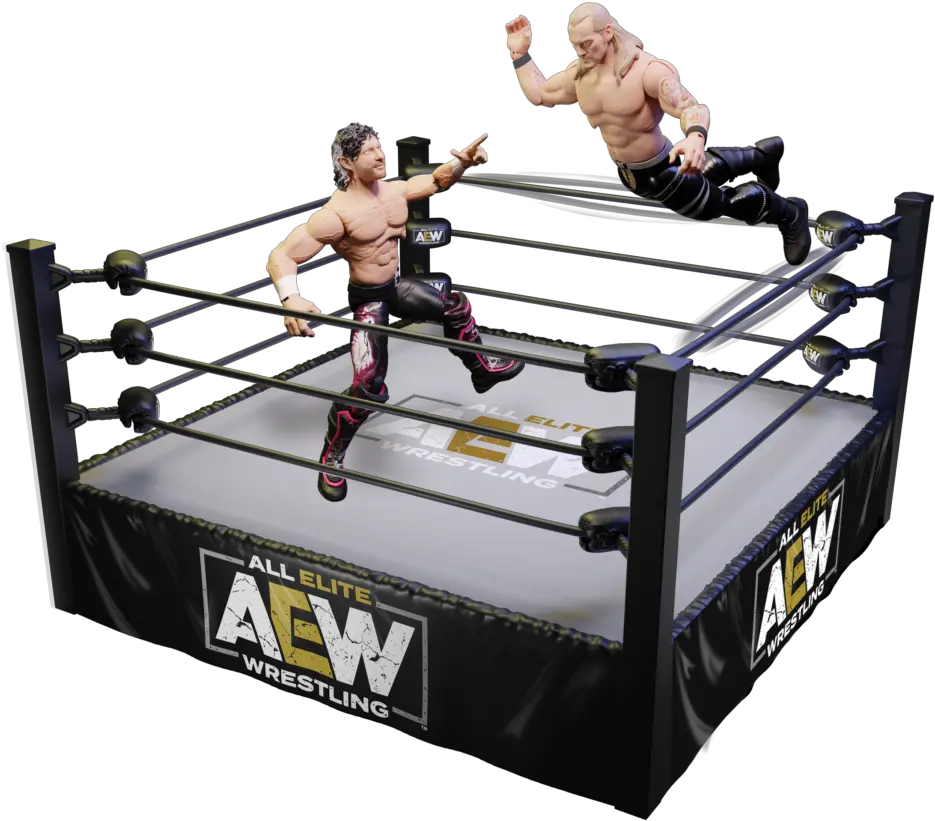  First Look Aew Action Figures Ring Png Wrestling Ring Png