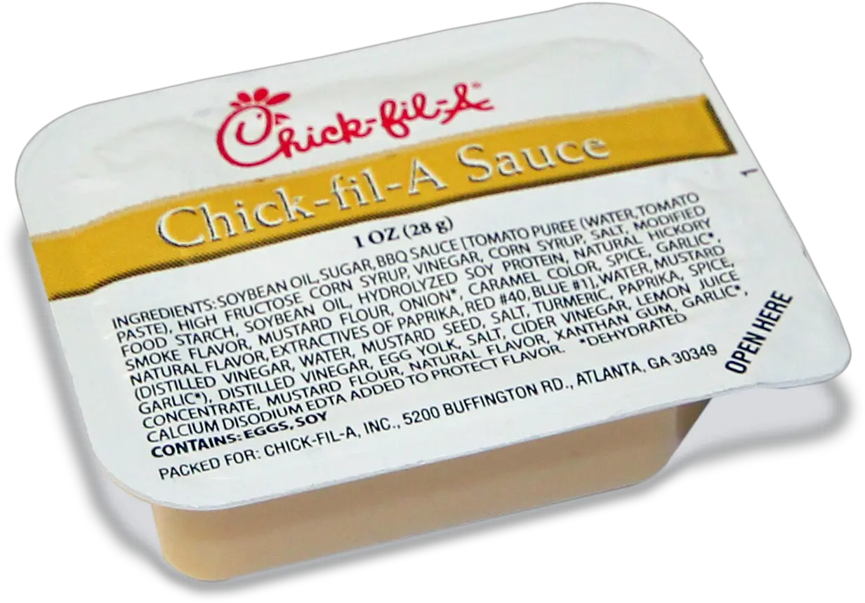  Download 5944130 Chick Fil A Sauce Ingredients Png Chick Fil A Png