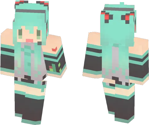  Download Vocaloid Hatsune Miku Minecraft Skin For Free Slytherin Girl Minecraft Skin Png Vocaloid Logo