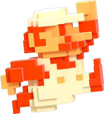  8 Bit Mario Png Mario 3d 8bit Amiibo 8 Bit Mario Png