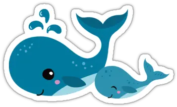  Transparent Whale Chicken U0026 Png Clipart Free Mommy And Baby Whale Whale Clipart Png