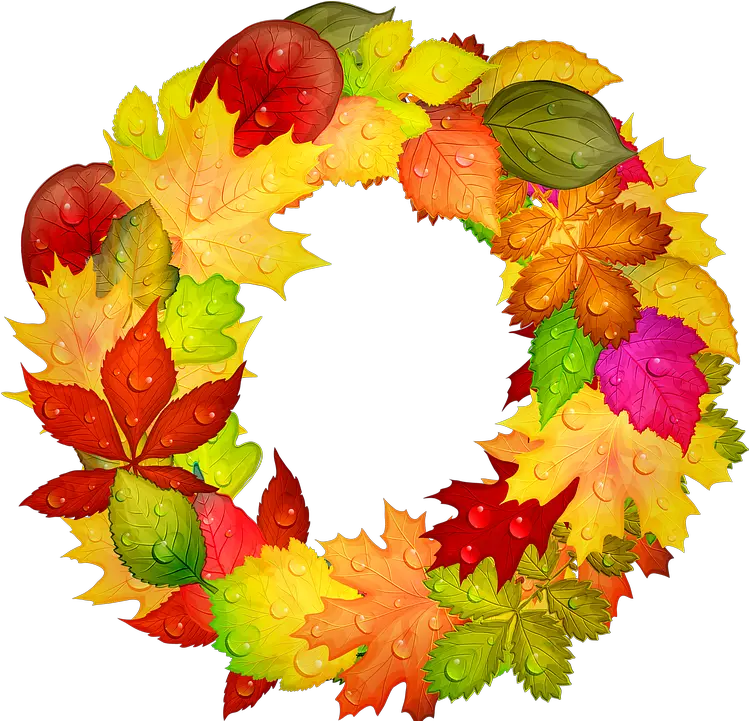  Autumn Wreath Leaves Free Image On Pixabay Imagine Frunze De Toamna Png Leaf Wreath Png