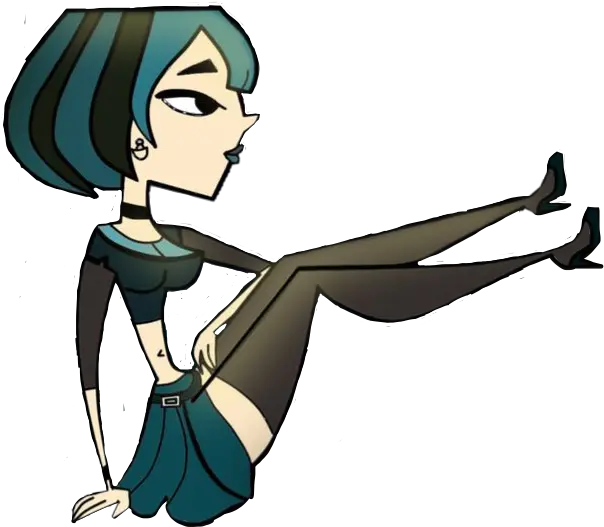  Total Drama Gwen Ttdgwen Totaldramagwen Cartoon Png Total Drama Island Logo