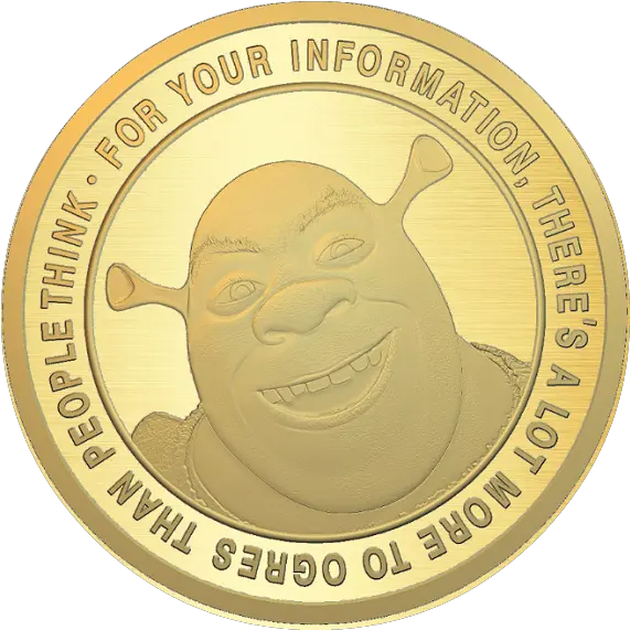  London U2013 Shreku0027s Adventure Shrek National Tokens Label Png Shrek Png