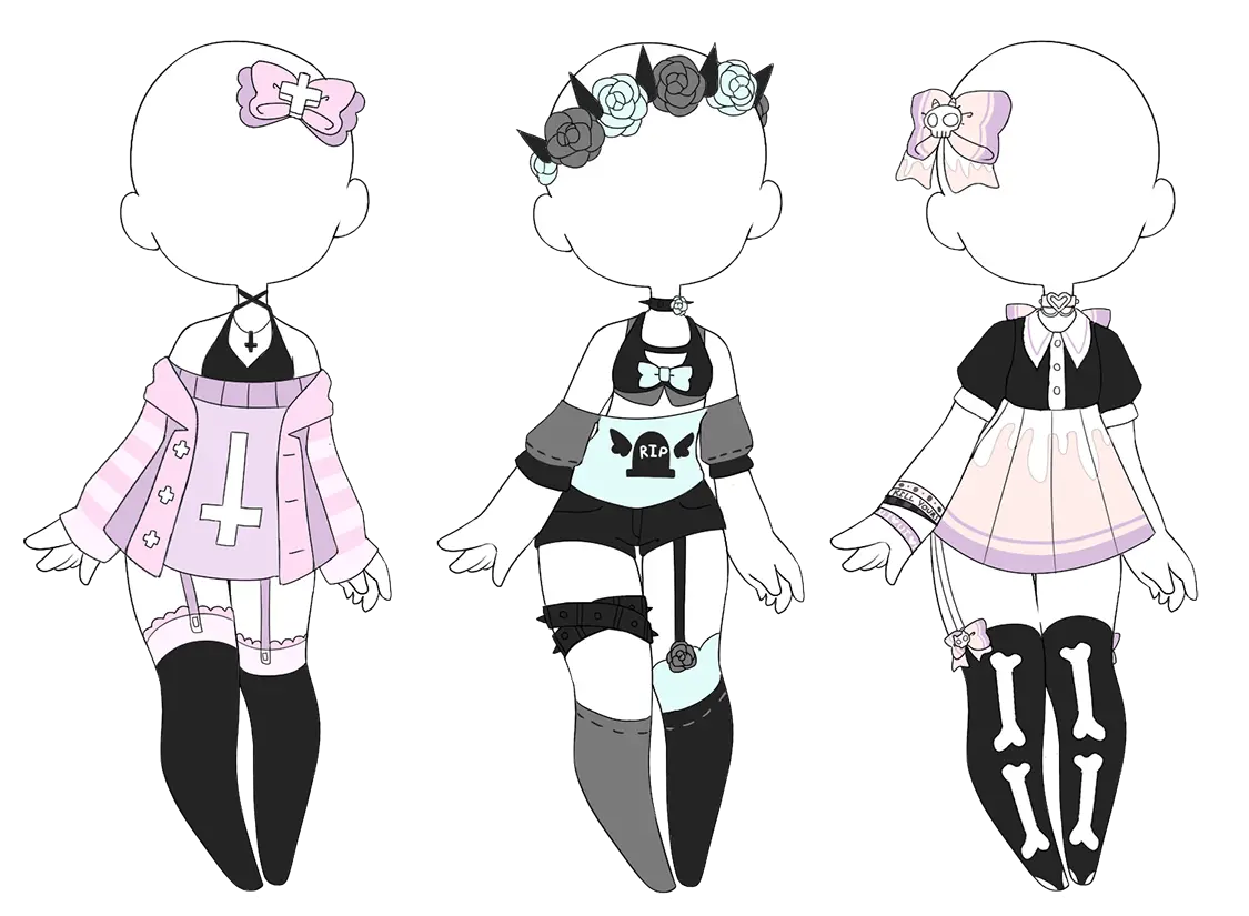  Download Hd Pastel Goth Outfits Pastel Goth Outfit Ideas Png Pastel Goth Png