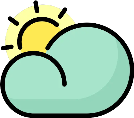  Cloudy Sun Rays Png Icon Png Repo Free Png Icons Clip Art Rays Png