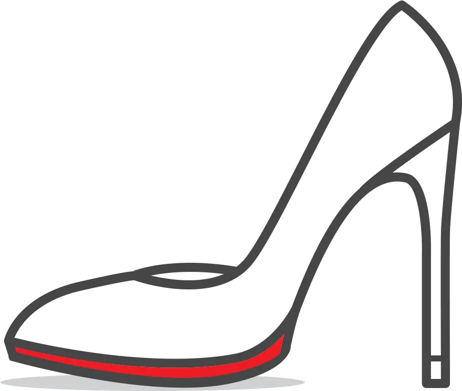  Library Of Walking Red Bottom Heels Png Files White High Heels Png Transparent High Heel Png