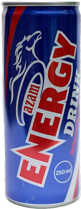  Azam Energy Drink 250ml Carbonated Soft Drinks Full Size Caffeinated Drink Png Soft Drink Png