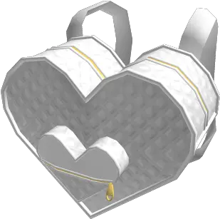  White Heart Backpack Roblox Heart Png White Heart Transparent