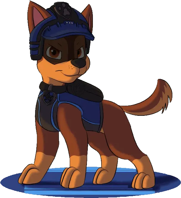  Paw Patrol Chase Fanart Clipart Chase From Paw Patrol Mission Paw Png Paw Patrol Chase Png