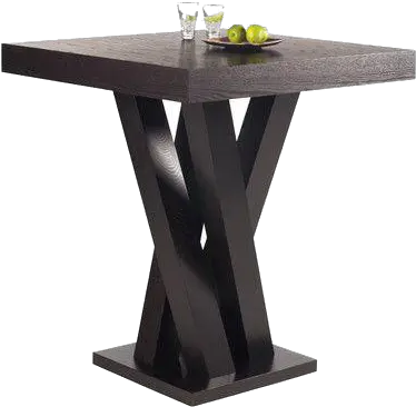  Solid Wood Cross Legs Side Table For Corners Dark Finish Sunpan Bar Table Png Wood Cross Png