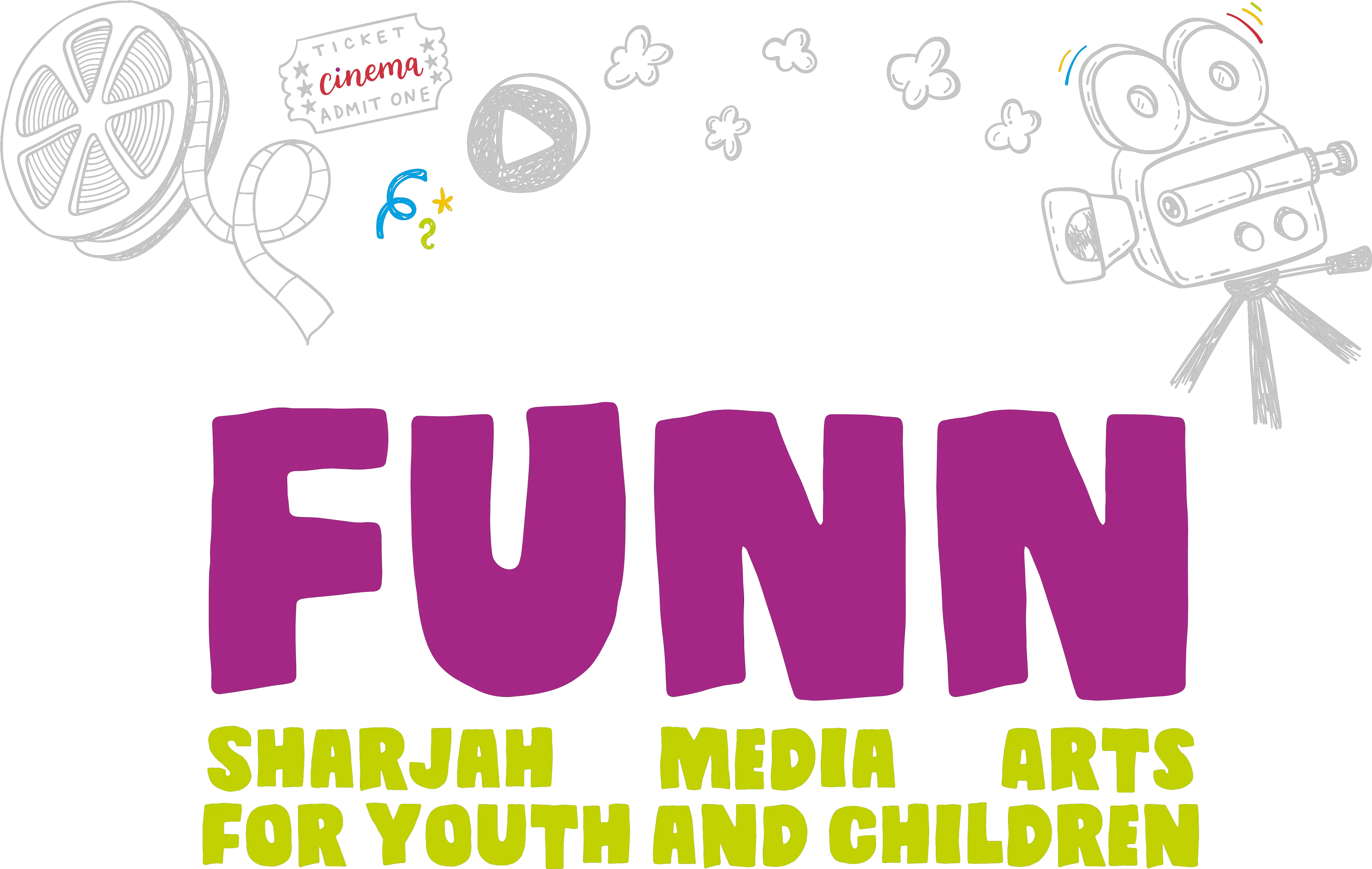  Funn U2013 Sharjah Media Arts For Youth And Children Graphic Design Png Ae Logo