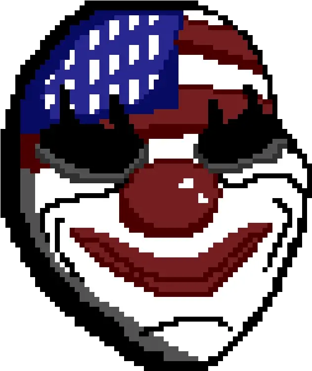  Download Payday 2 Dallas Mask Payday 2 Masks Pixel Png Dallas Payday 2 Emoji Payday 2 Logo