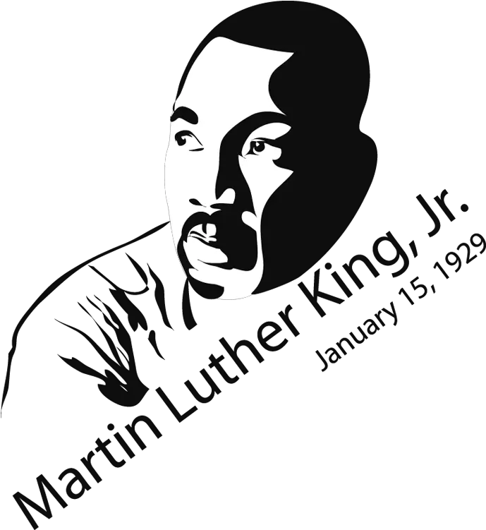  Clip Art Martin Luther King Jr Day Black History Month Clipart Martin Luther King Jr Svg Png Martin Luther King Png