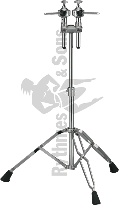  Stand With Double Support For 2 Yamaha Concert Toms Stands Yamaha Ws865a 800 Series Tom Stand For Yess Mounts Png Mic Stand Png