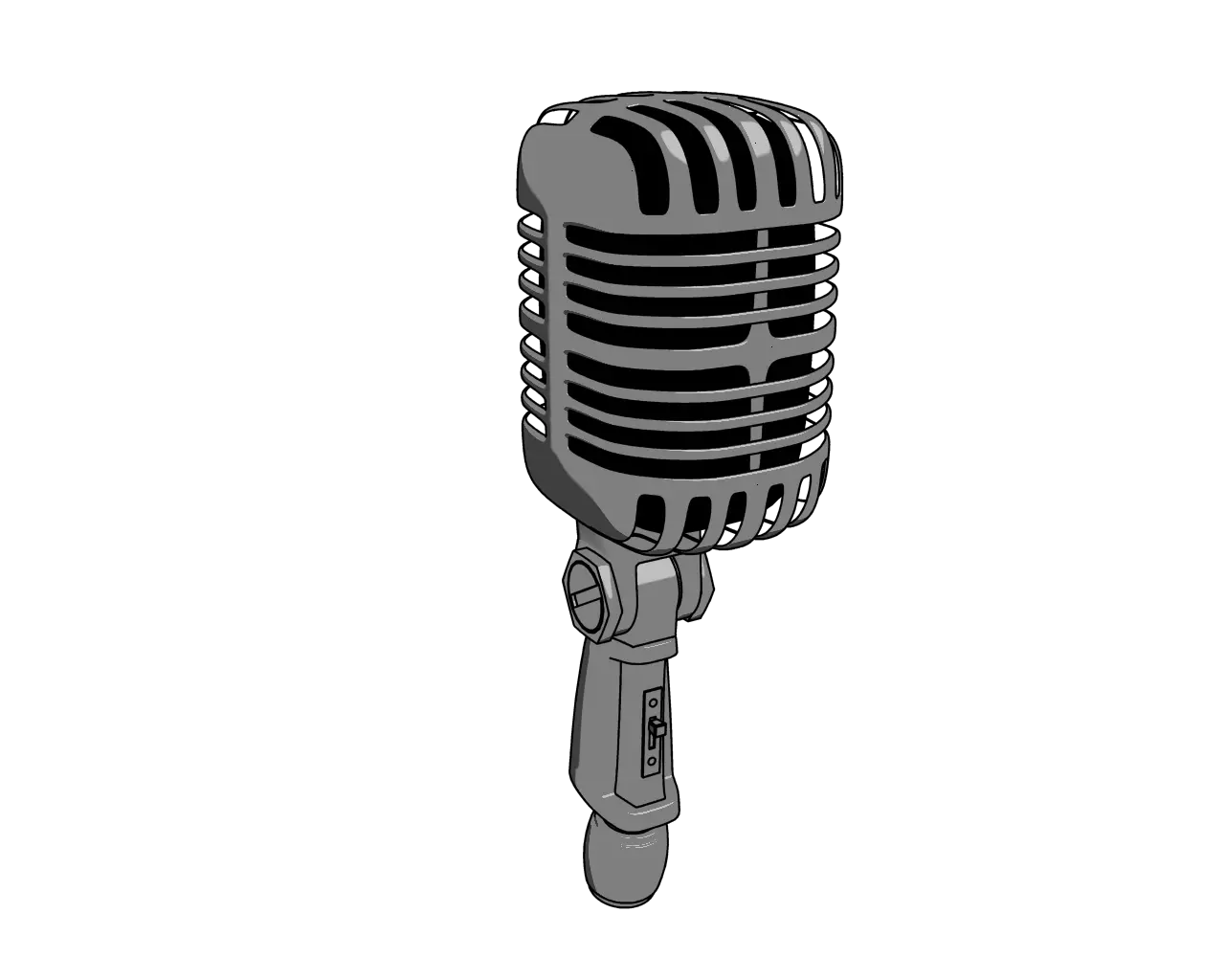  Download Transparent Microphone Old School Old School Mic Imagen De Micrifonos Para Radio Png Microphone Transparent