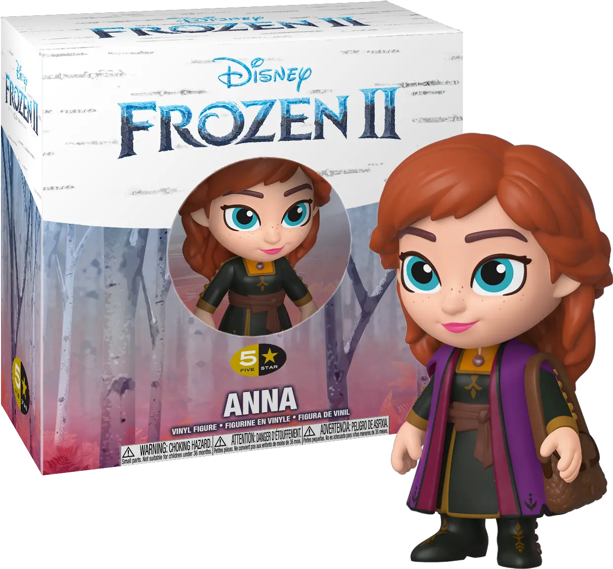  Disney Frozen Ii Anna U2013 5star Vinyl Figure Marvel Disney Png Elsa And Anna Png