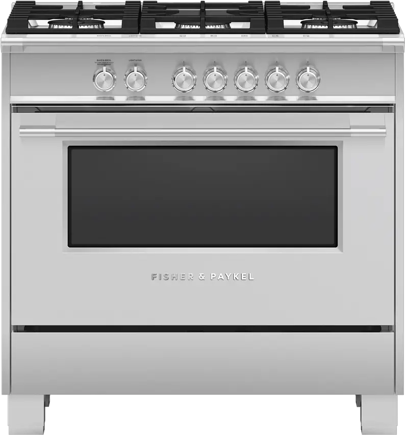  Fisher And Paykel Or36scg4x1 Gas Range 36 Fisher And Paykel Or36scg6x1 Png Electrolux Icon Oven Door Cleaning