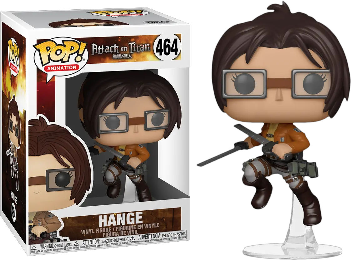  Attack Hange Pop Vinyl Figure Harry Potter Pop Vinyls Png Attack On Titan Png