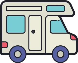  Camper Icon In Color Hand Drawn Style Commercial Vehicle Png Rv Icon