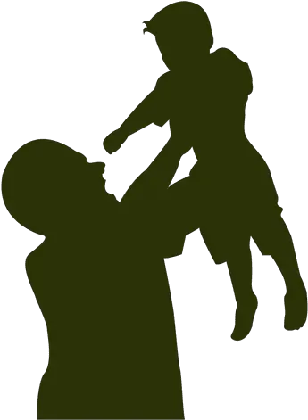  Father Son Playing Fathers Day Vector Png Father And Son Png