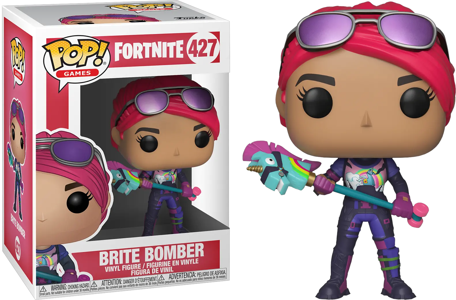  Fortnite Brite Bomber Pop Vinyl Figure Funko Pop Fortnite Brite Bomber Png Fornite Png