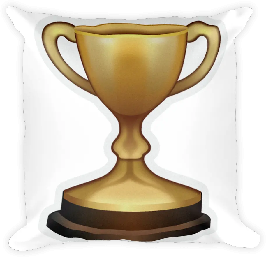  Download Hd Gold Football Award Trophy Transparent Png Transparent Emoji Trophy Trophy Clipart Png