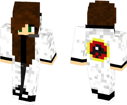  Jurassic Park Scientist Minecraft Skin Girl Minecraft Skins Red Hair Png Jurassic Park Logo Template