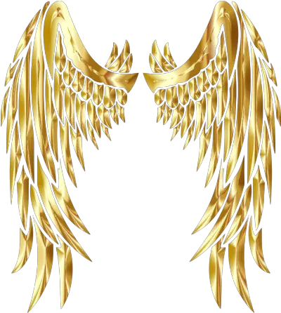  Library Of Jpg Free Angel Wings Gold Png Files Gold Angel Wings Clip Art Wing Png