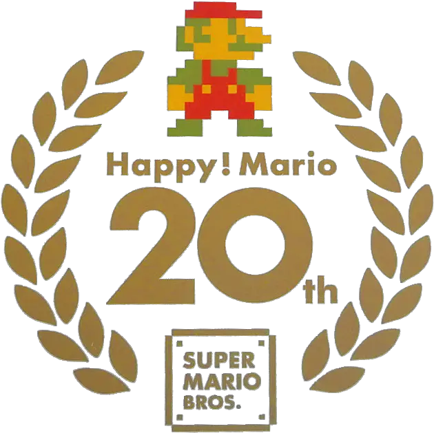  Super Marioanniversaries Logopedia Fandom Nintendo Anniversary Logo Png Super Mario Logo