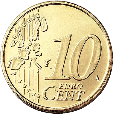  Euro Coins Europe 10 Cent 2002 Yuribscom The 10 Cent Coin Euro Png Cent Png