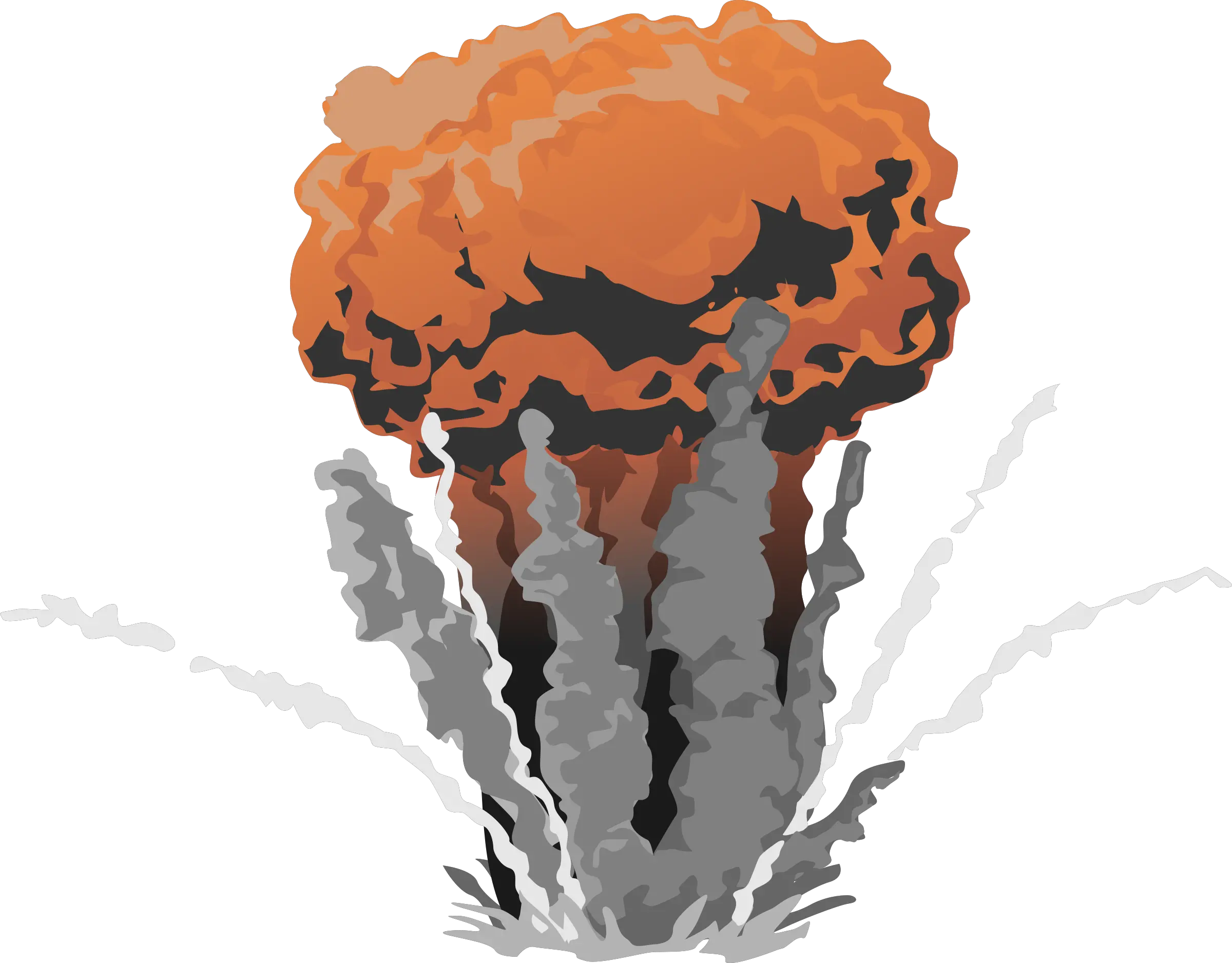  Fire Explosion With Smoke Png Image Purepng Free Atomic Bomb Gif Png Smoke Clipart Transparent