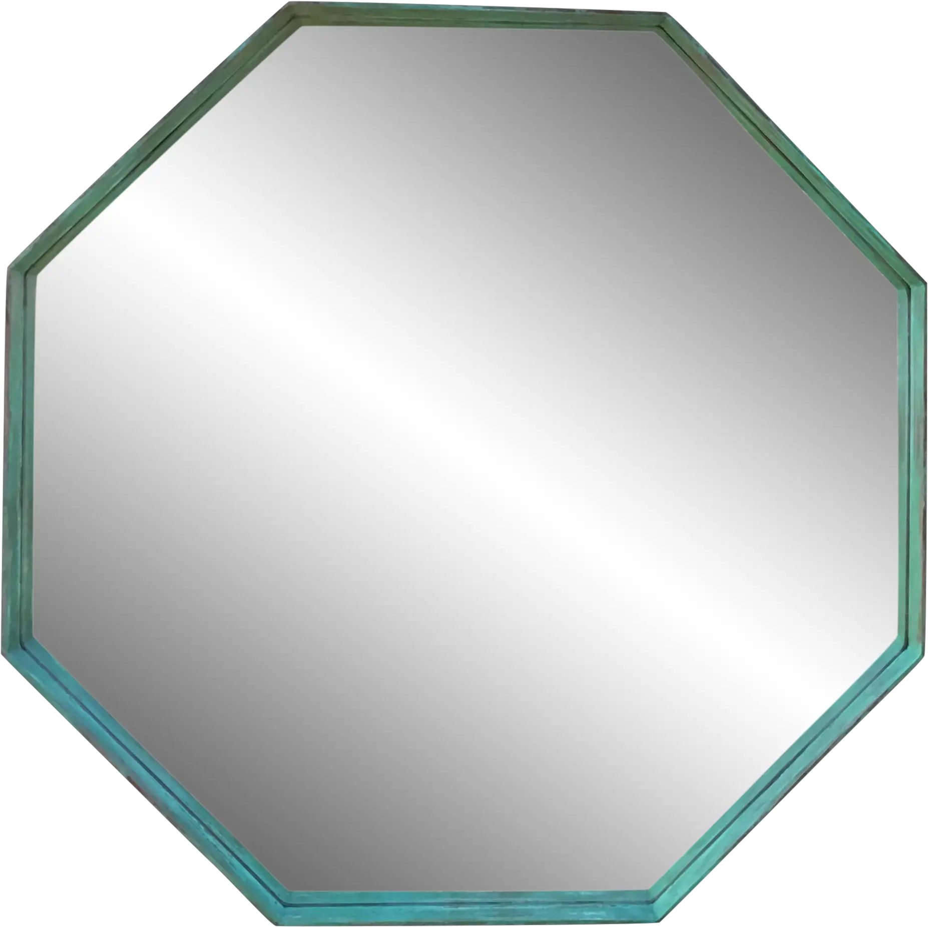  A One Of Kind Hexagon Shaped Bronze Mirror Beautiful Hexagon Mirror Transparent Png Hexagon Shape Png