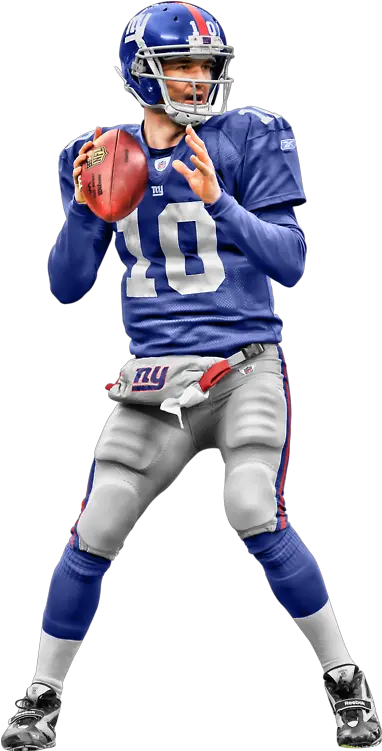  New York Giants Football Eli Manning Transparent Background Png Ny Giants Logo Png