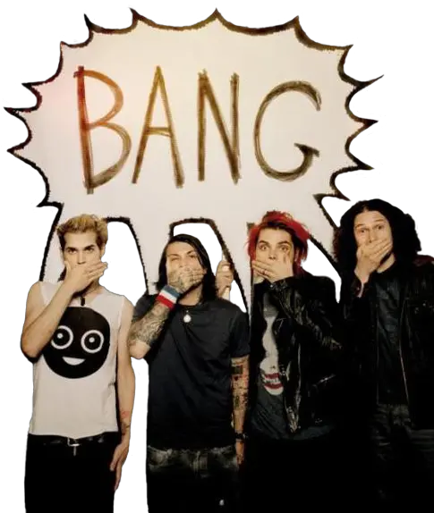  Bang Mcr Transparent My Chemical Romance 2011 Photoshoot Png Frank Iero Logo