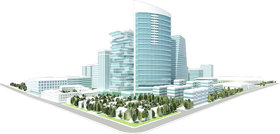  Smarterbettercities Decisions 3d City Model Png City Png