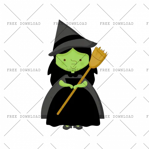  Png Image With Transparent Background Witch Wizard Of Oz Cartoon Fedora Transparent Background