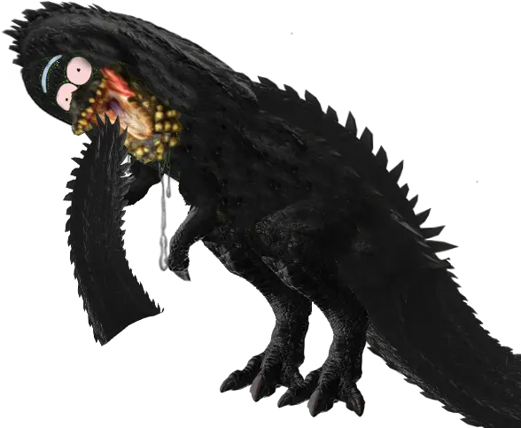  My Friend Told Me To Photoshop Deviljho Into A Pickle Rick Monster Hunter Deviljho Pickle Rick Png Pickle Rick Transparent