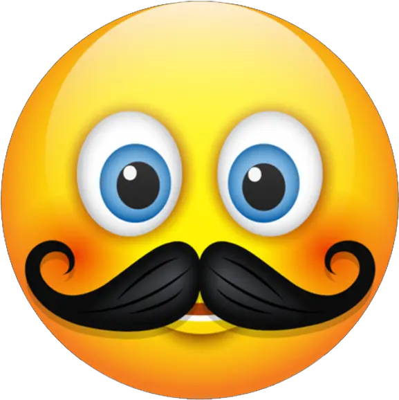  Mustache Emoji Props Emoji Png Full Size Png Download Hd Emoji Images Download Mustache Icon For Facebook