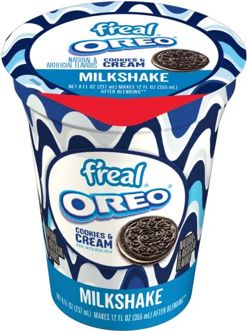  Fu0027real Oreo Cookies U0026 Cream Blend It Yourself Milkshake 8oz Cup Png Oreo Icon Mini