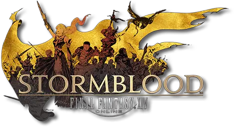  The Latest News From Final Fantasy Xiv And Xvi Enjoy Transparent Ffxiv Stormblood Logo Png Final Fantasy Xv Logo