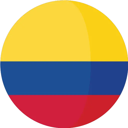  Colombia Vector Svg Icon Colombia Flag Round Icon Png Colombia Png