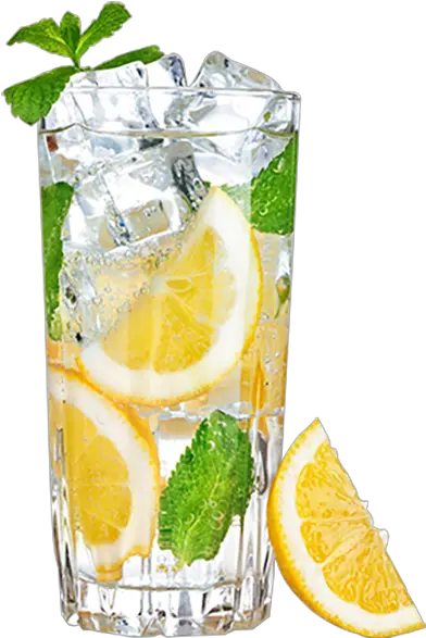  Download Drink Lemon Lemonade Ice Water Lime Clipart Drink Water With Lemon Png Lime Png