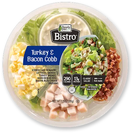  Salad Bowl Cobb Turkey Bacon Cobb Salad Png Salad Bowl Png