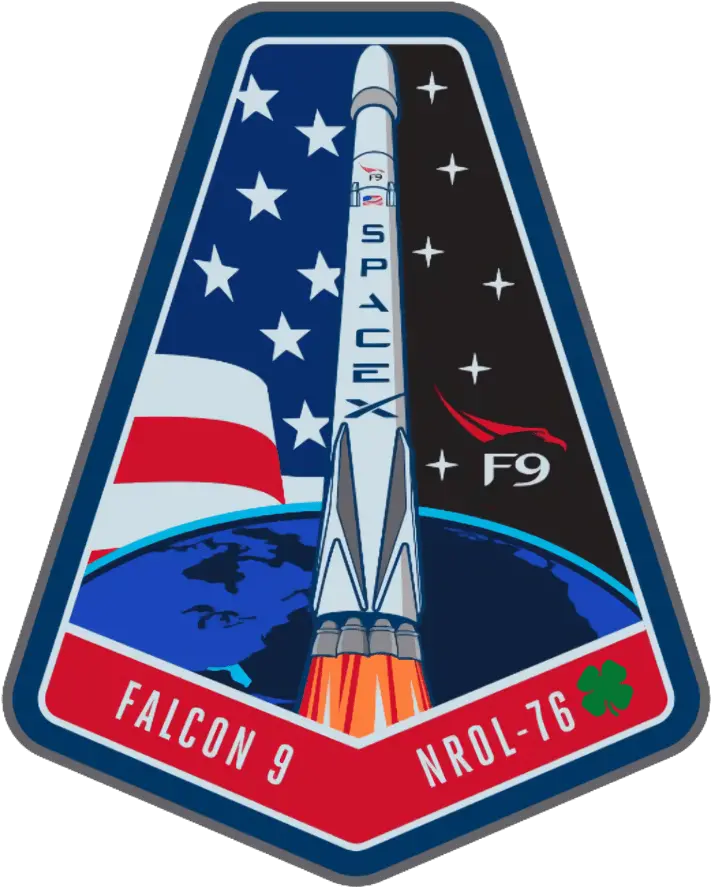  Spacex Nrol 76 Mission U2013 Space News 360 Png Falcon Heavy Logo