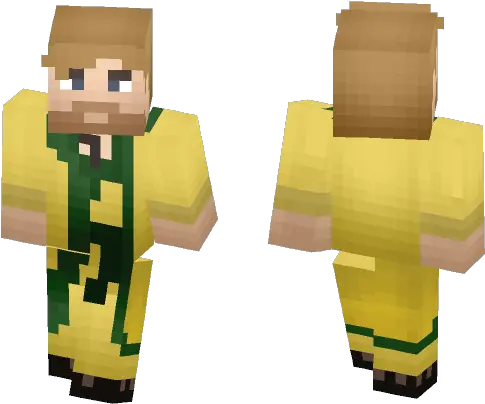  Download Danny Rand Ku0027un Lun Iron Fist Minecraft Skin Blue Hair Minecraft Skin Boy Png Iron Fist Png