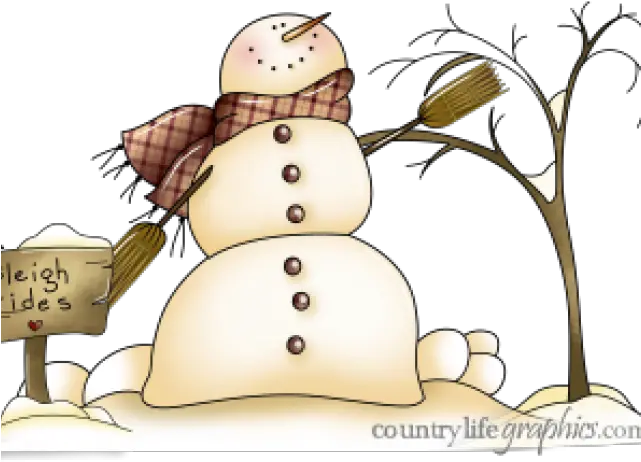  Download Country Snowman Clipart January Birthday Cards Png Snowman Clipart Png