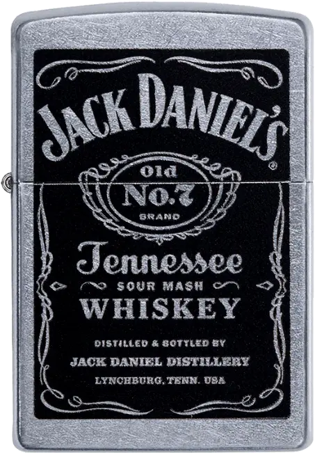  Jack Danielu0027s Vintage Chrome Zippo Lighter Jack Daniels Zippo Lighters Png Scary Chrome Icon Png